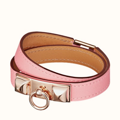 Bracelet Rivale Double Tour en Rose Sakura