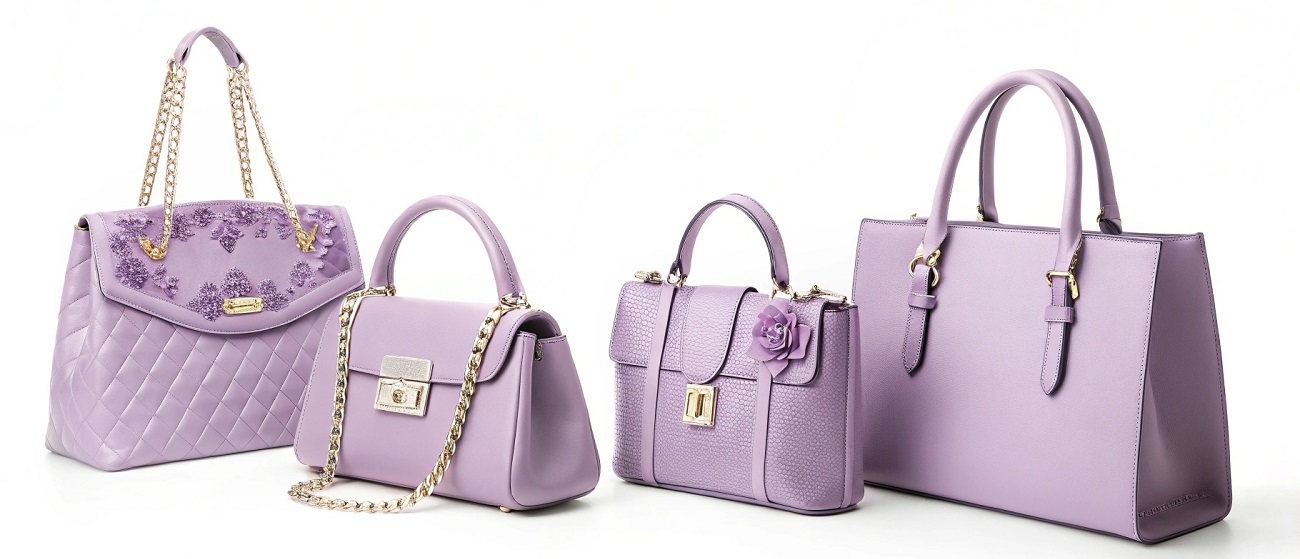 5 sacs a main de couleur lavande