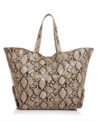 Sac cabas Aqua peau de serpent