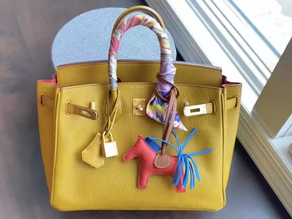 Birkin 25cm en Jaune Ambre