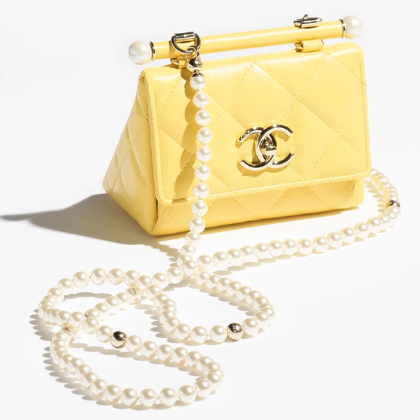 Chanel perle sac chaine