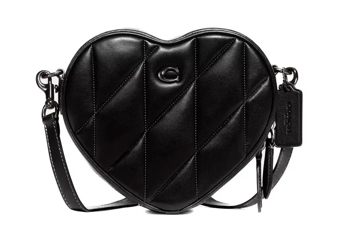 Coach Heart Sac a bandouliere avec fond matelasse