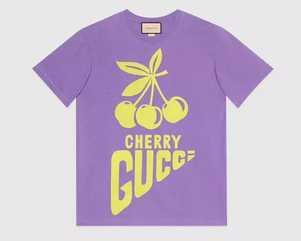T-Shirt en coton Gucci Cherry