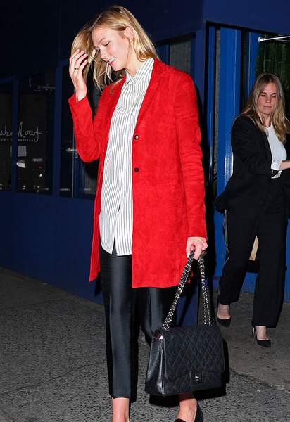 Karlie Kloss Chanel Classic Flap Bag