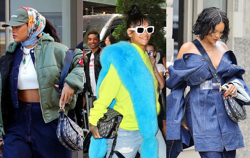 Rihanna sac Dior Saddle
