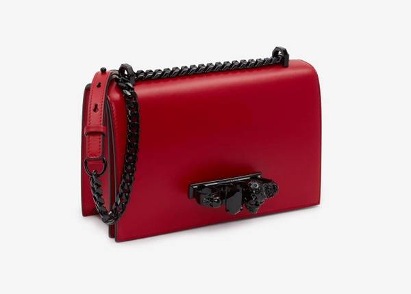 Sac Jewelled Satchel pour Femme en Rouge