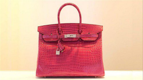 Sacs à main les plus chers - Fuchsia Diamond - Hermès clouté Birkin