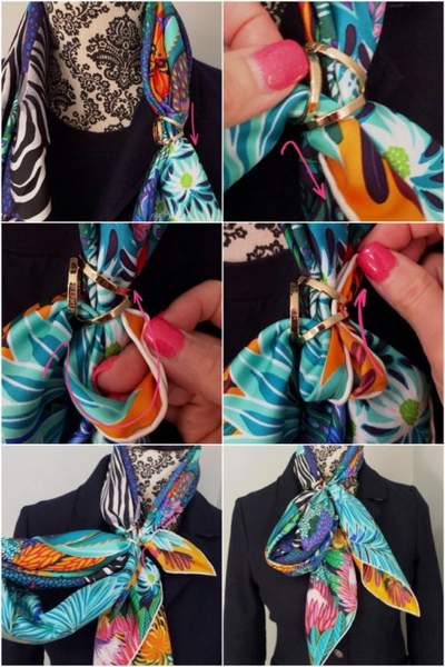 Comment nouer un foulard Hermes