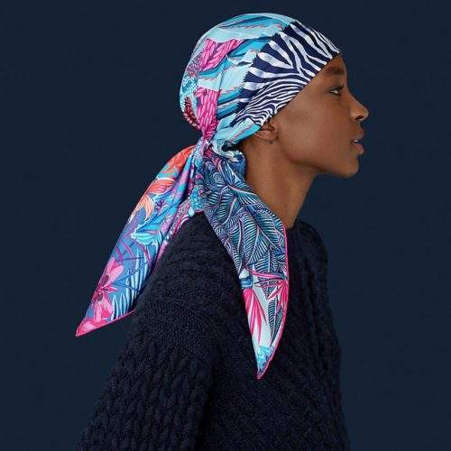 Foulard : Zèbre des montagnes.