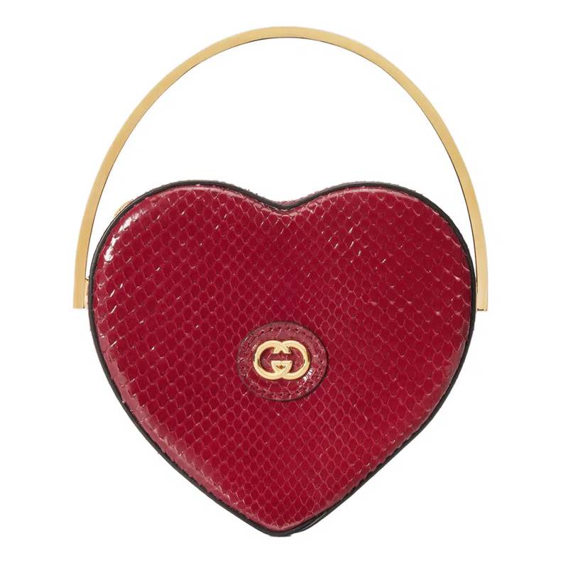 gucci BROADWAY MINI PYTHON rouge