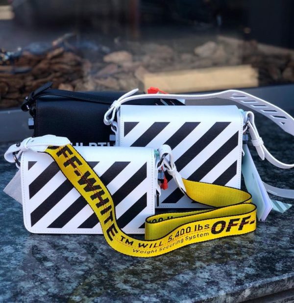 OFF White Striped Logo