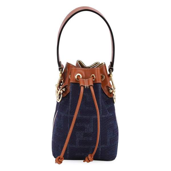 Fendi mini sac Seau Mon Tresor en Jean