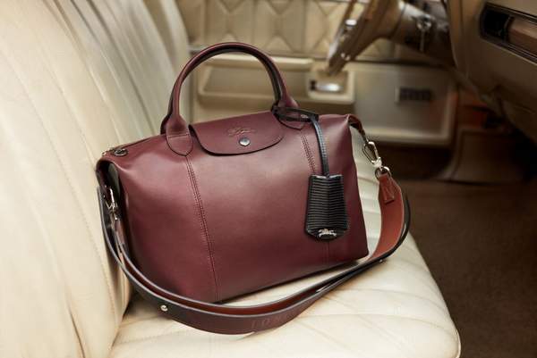 Sac Le Pliage en cuir Longchamp