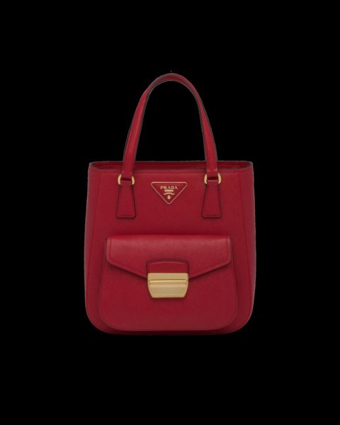 Sac à main Prada Metropolis rouge