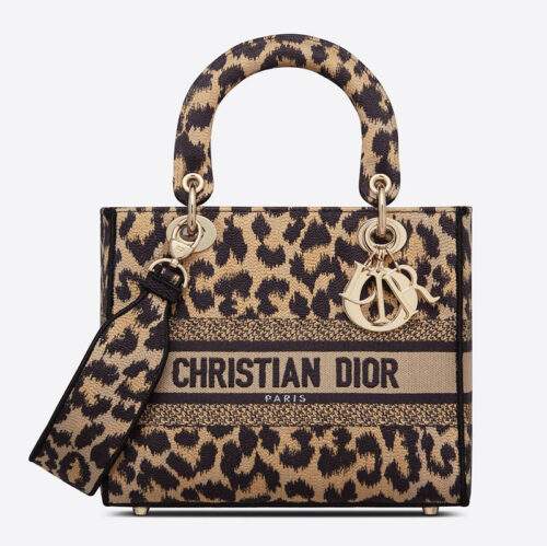 Tote Bag Dior collection leopard